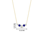 0.75 Carat Graduating Round Diamond Pendant