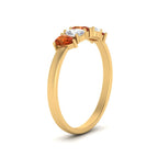 0.75 Carat 5 Stone Wedding Band Diamond Teardrop