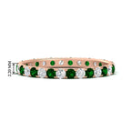 0.75 Ct. Round Eternity Wedding Band