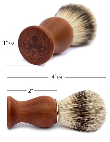 Rosewood shaving brush - The Peony Haus