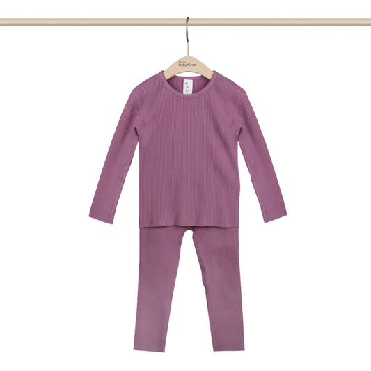 Hipzoo Organic Cotton Kids Pajama Set Flat seam - The Peony Haus