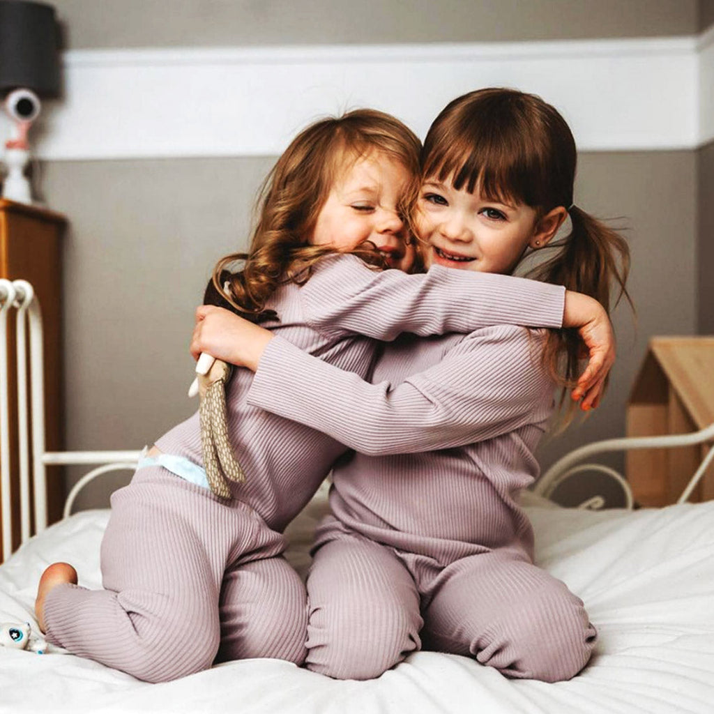 Hipzoo Organic Cotton Kids Pajama Set Flat seam