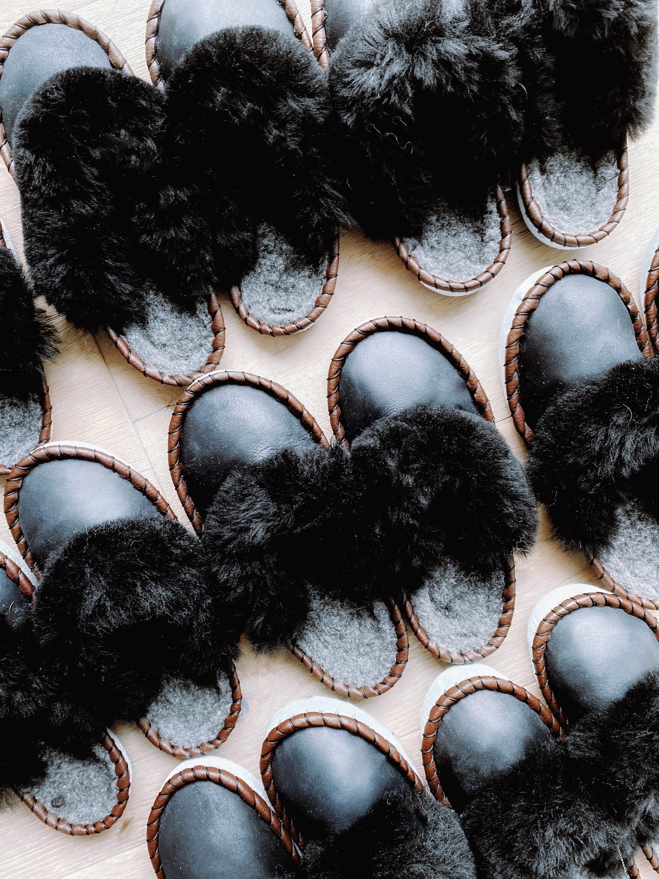 Onyx Black Slip Ons [Limited Edition]