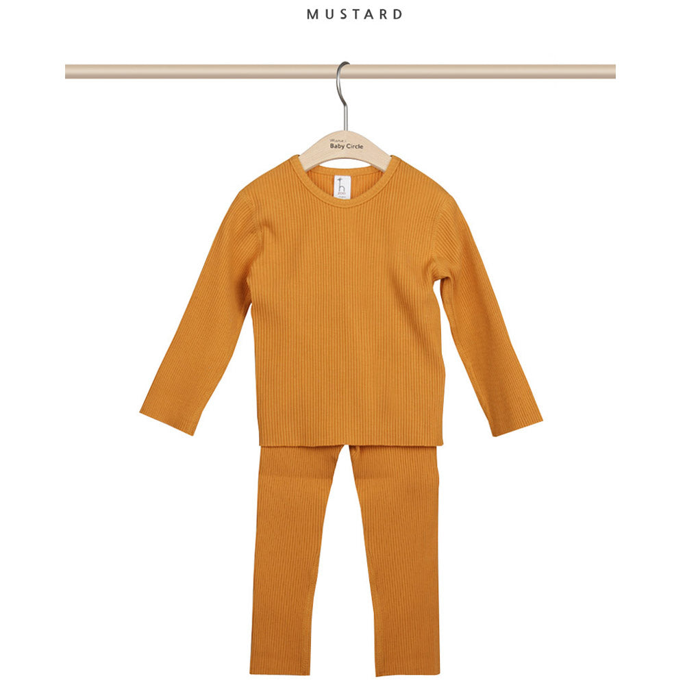 Hipzoo Organic Cotton Kids Pajama Set Flat seam