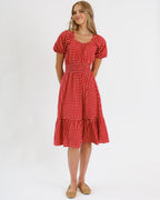 Sweetheart Smocked Dress - The Peony Haus