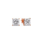 Princess Cut Diamond Stud Earring
