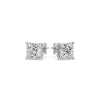 Princess Cut Diamond Stud Earring