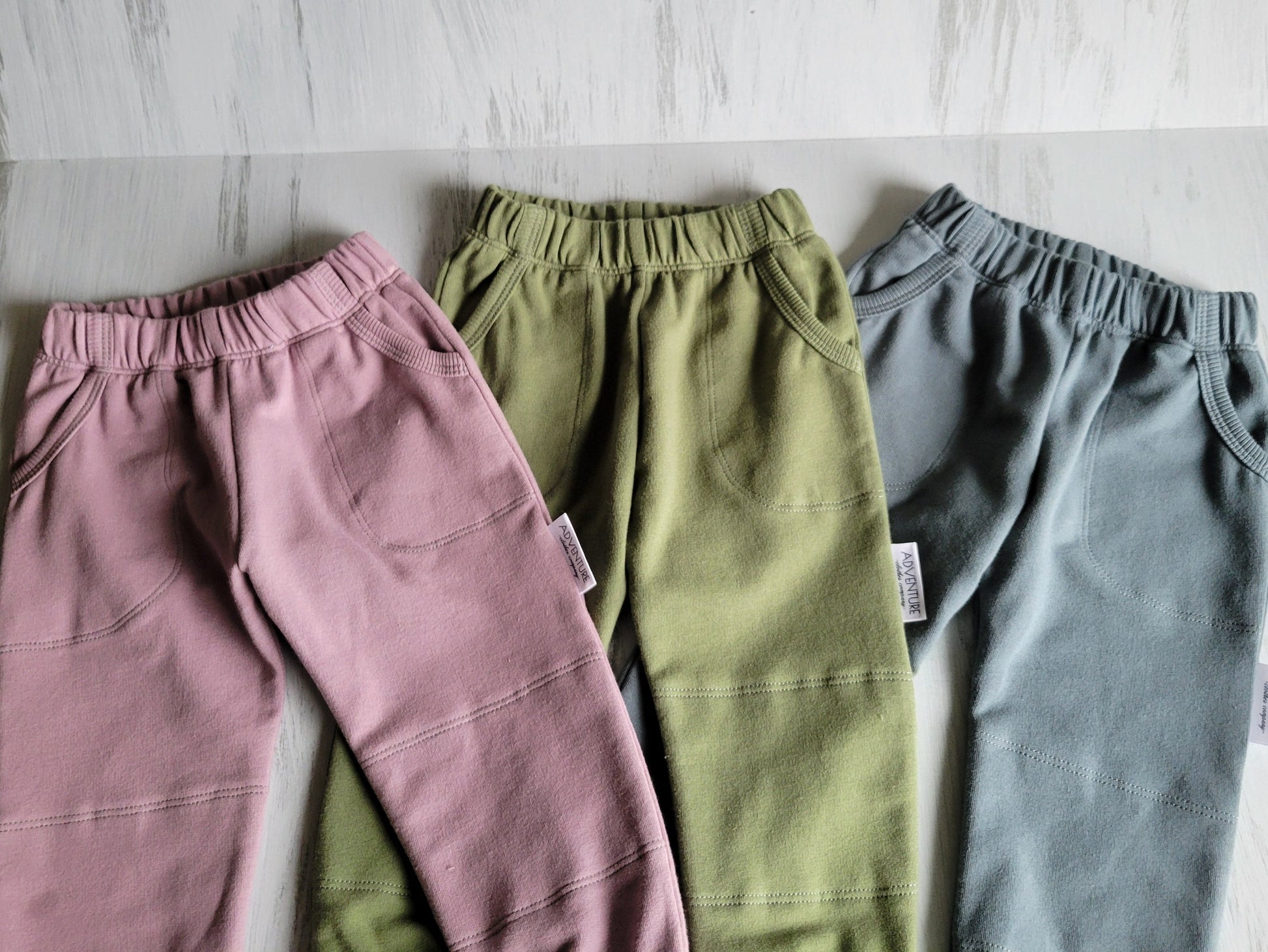 Kids Double Knee Sweats -Organic American Made Cotton - 95% Cotton