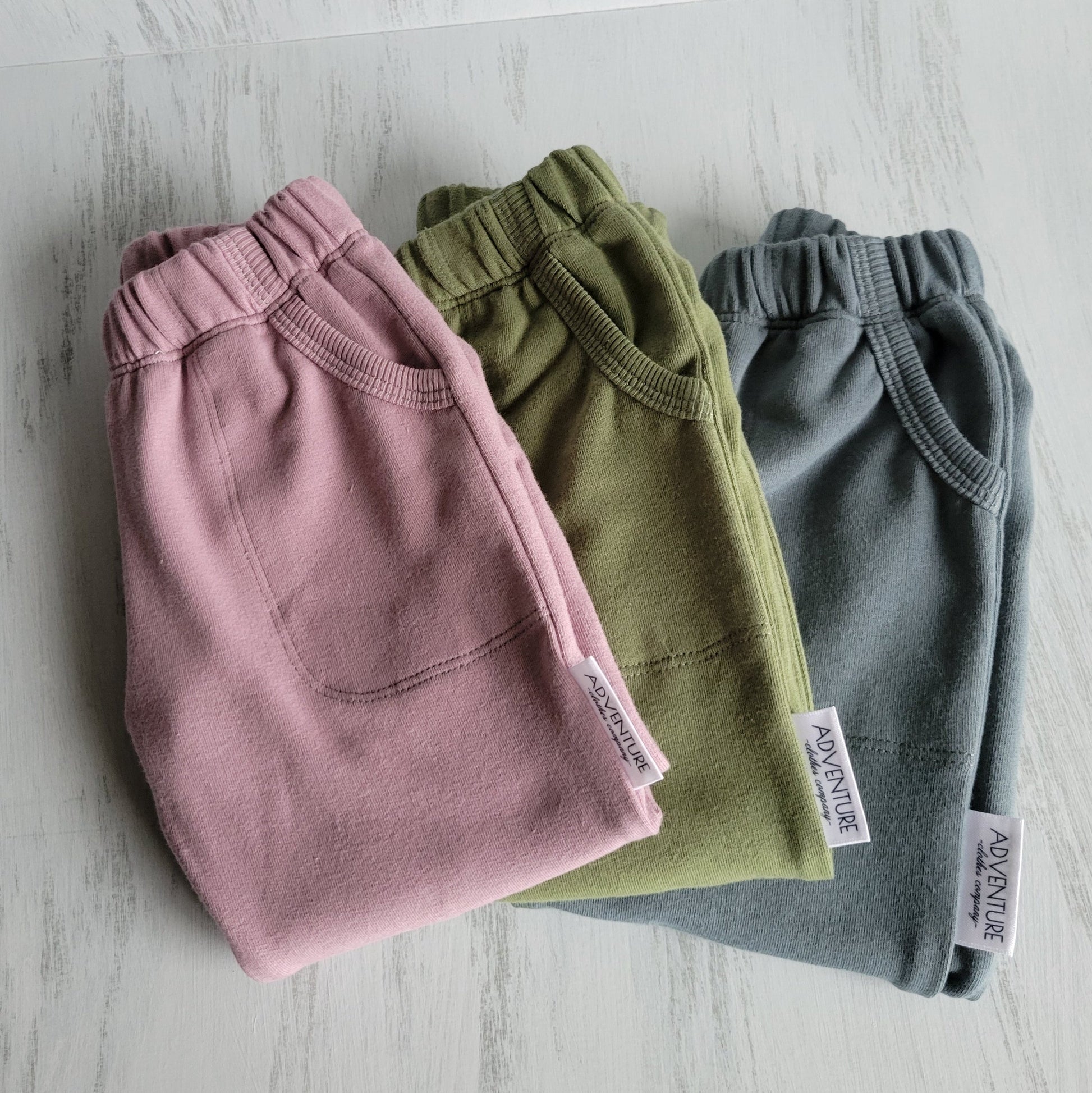 Kids Double Knee Sweats -Organic American Made Cotton - 95% Cotton