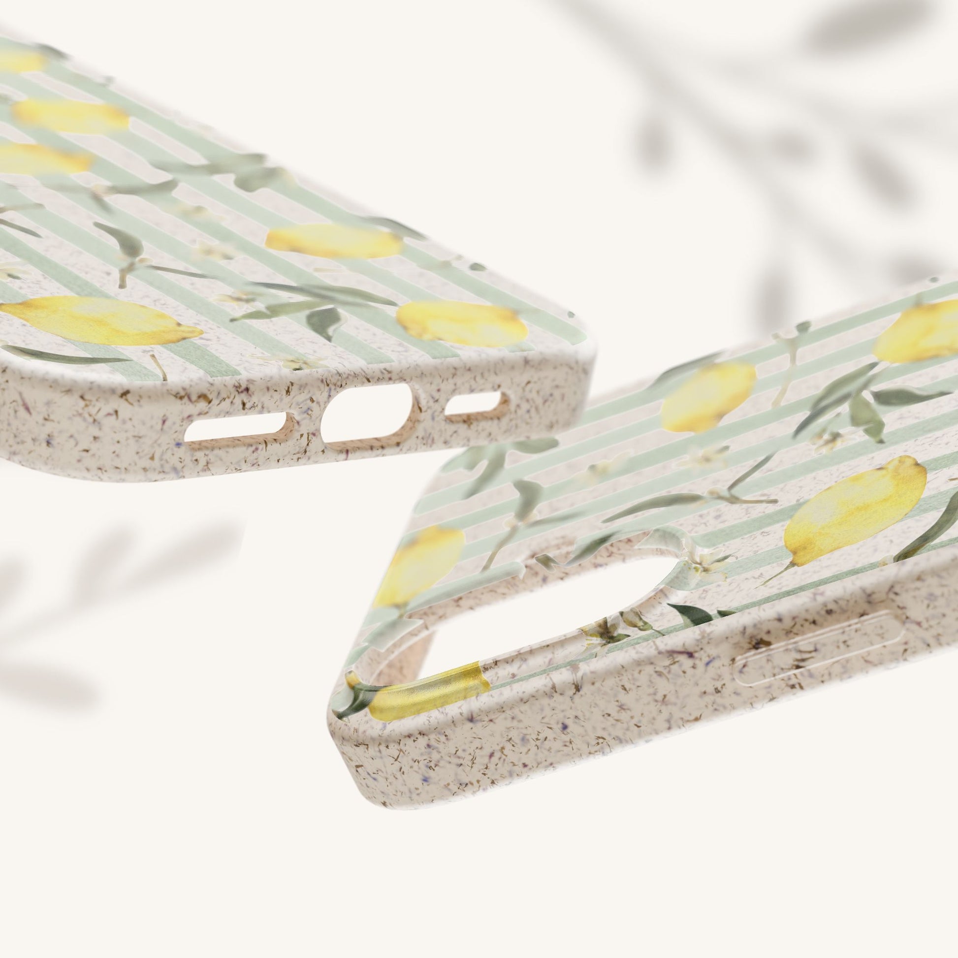 Plant based, biodegradable phone case - When life gives you lemons - The Peony Haus