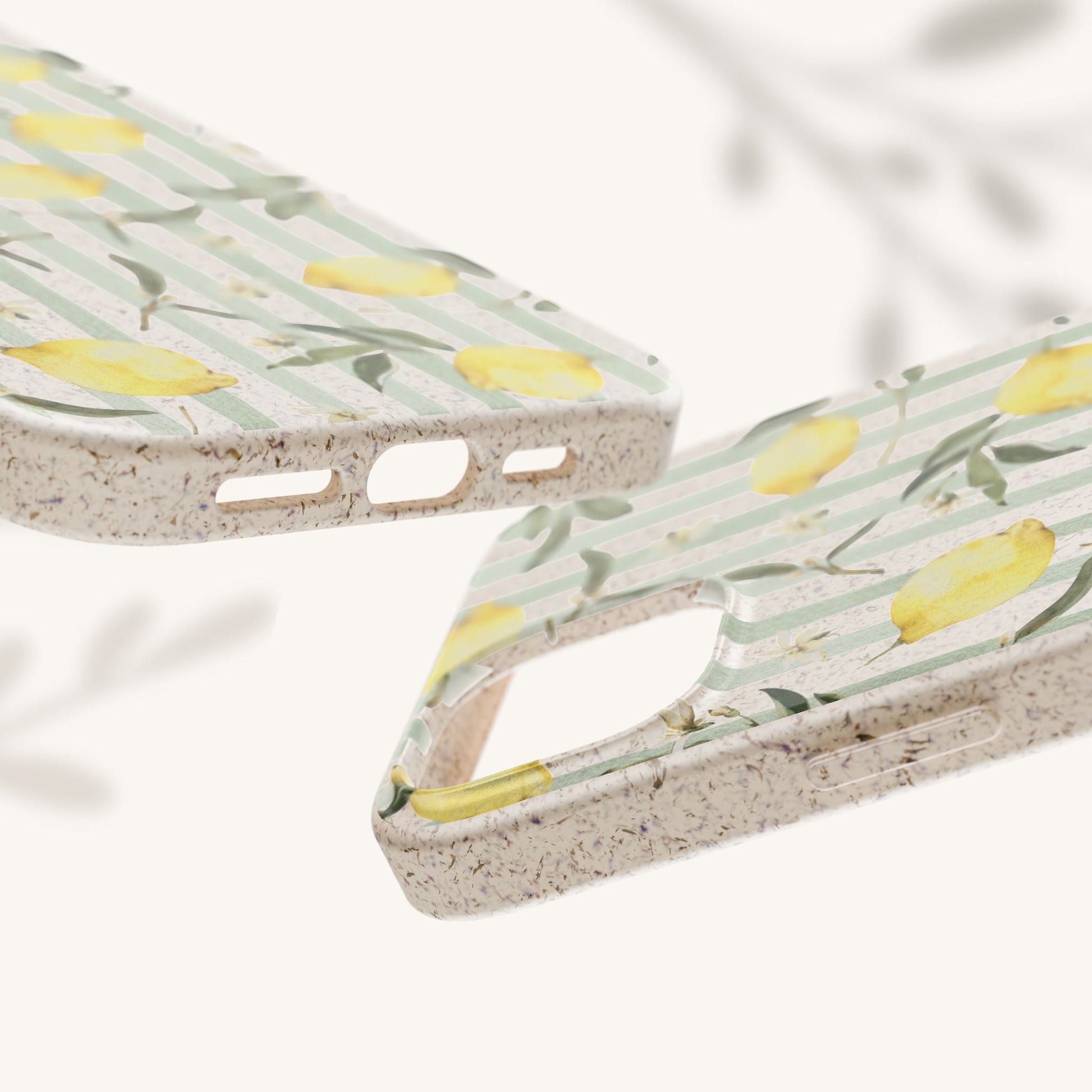 Plant based, biodegradable phone case - When life gives you lemons - The Peony Haus