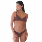 Organic Cotton No Show Low Rise Thong
