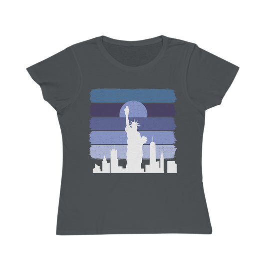 Liberty Skyline T-Shirt - Eco-Friendly Women's Tee - The Peony Haus