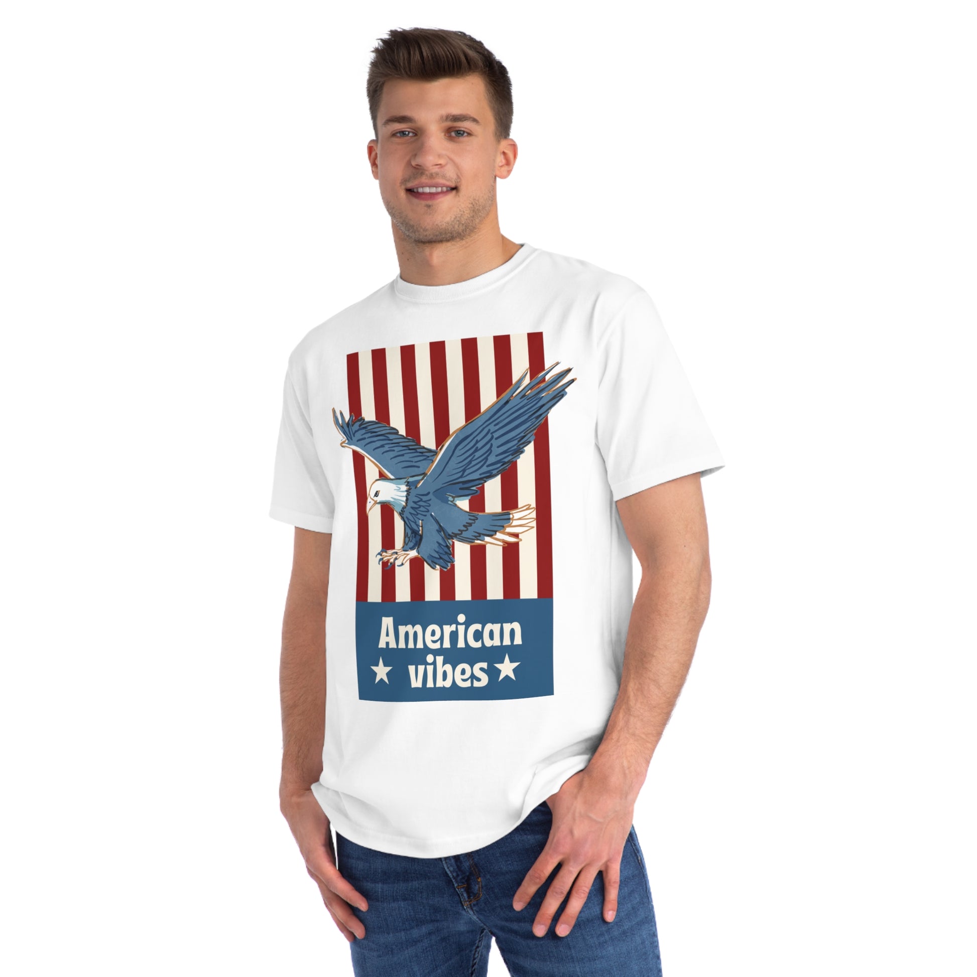 Organic Men's T-Shirt | American Vibes