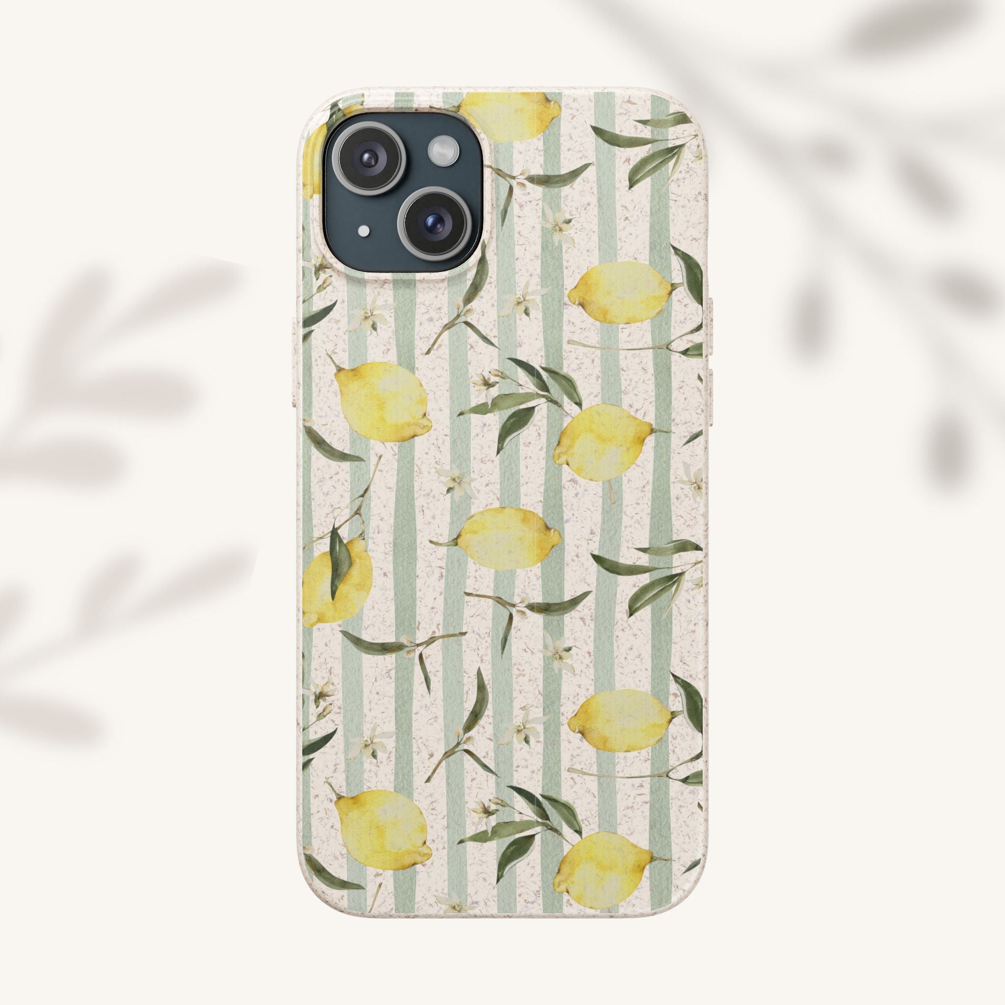 Plant based, biodegradable phone case - When life gives you lemons