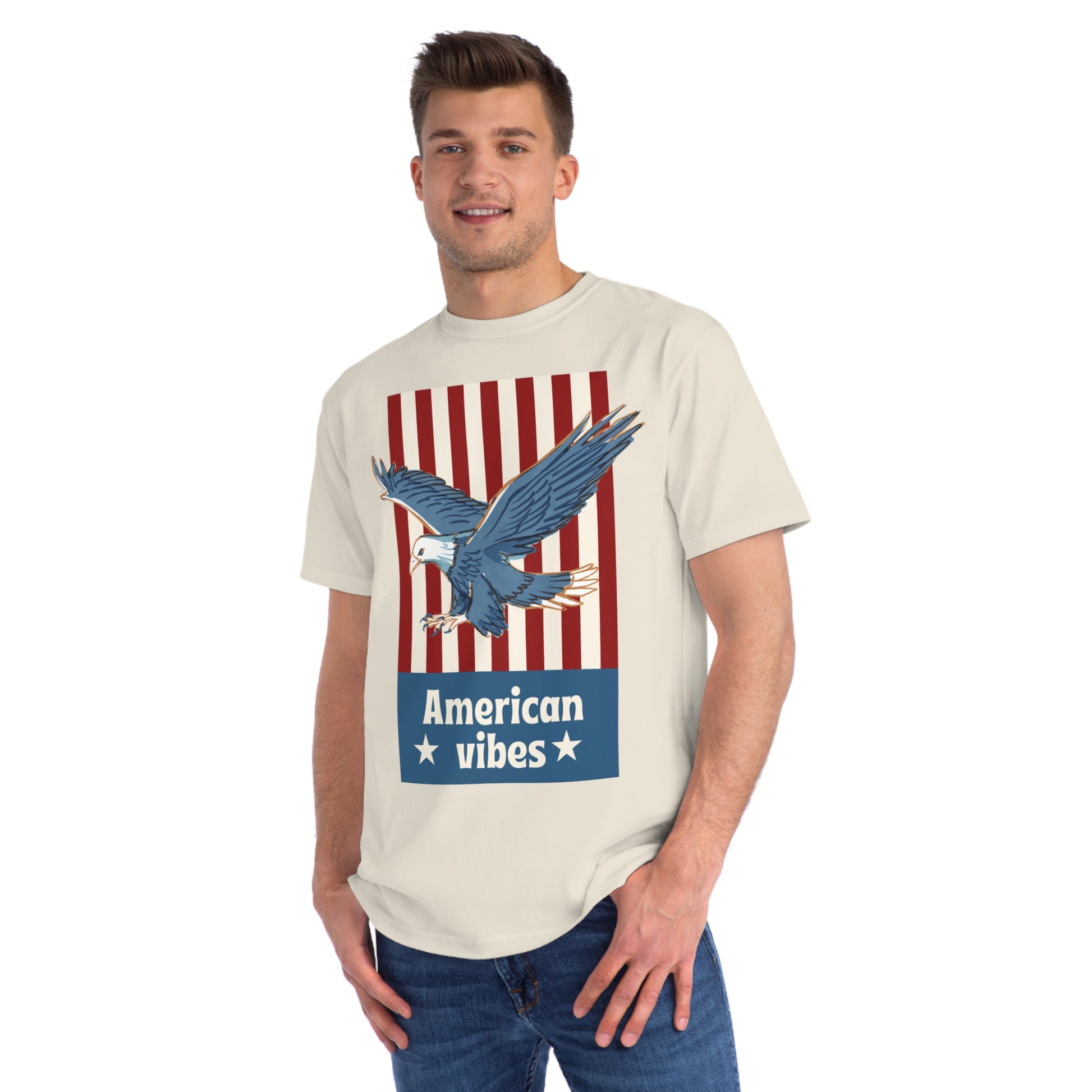 Organic Men's T-Shirt | American Vibes