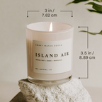 Merry and Bright Soy Candle - White Jar - 11 oz