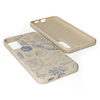 Eco-Friendly Phone Case, Plant based, Biodegradable Case, Shell Design for beach lovers