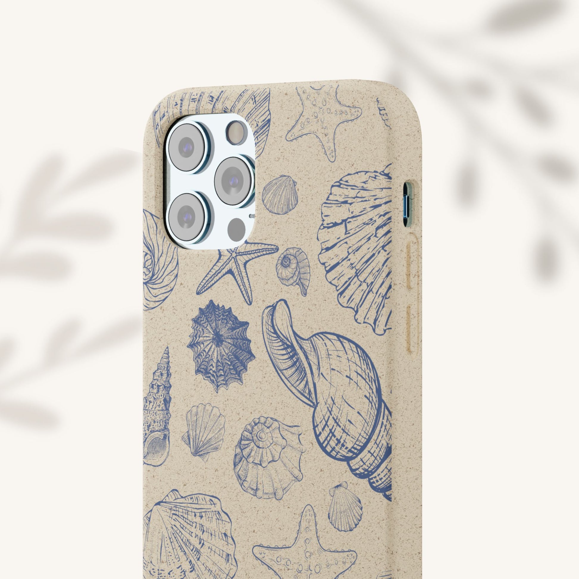 Eco-Friendly Phone Case, Plant based, Biodegradable Case, Shell Design for beach lovers - The Peony Haus