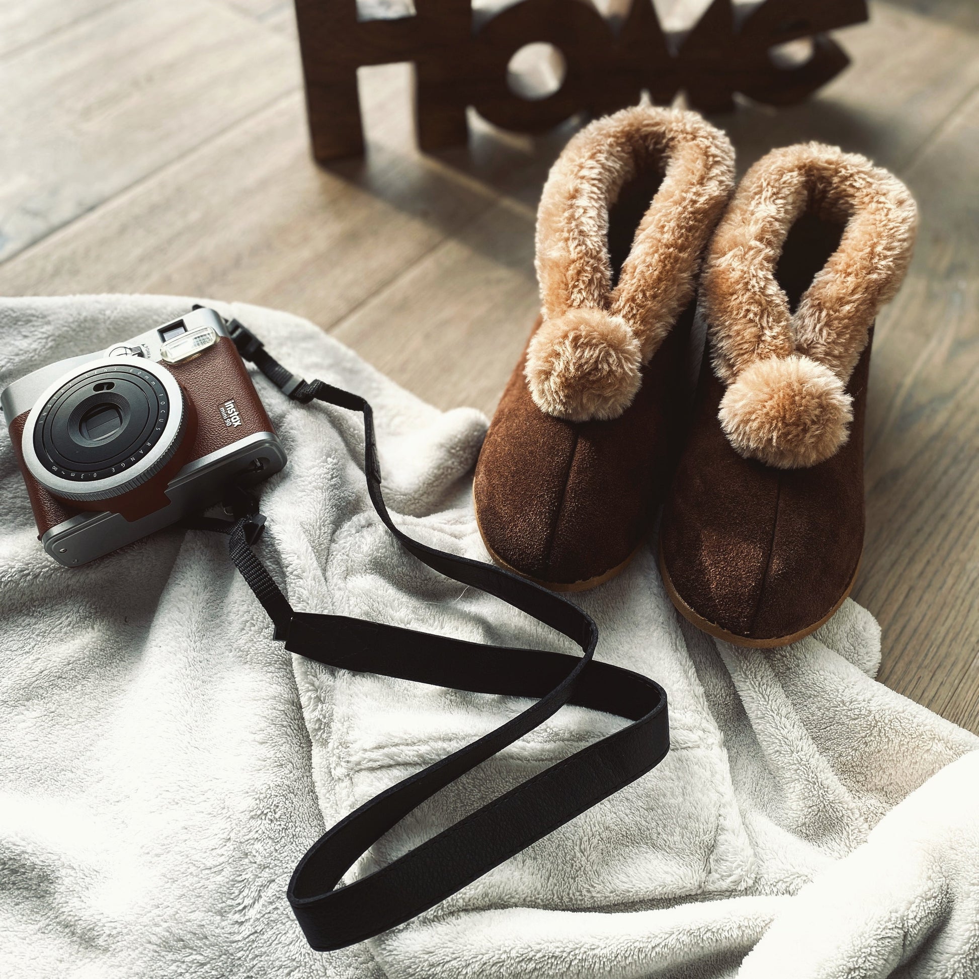 Suede Slipper Boots in Chestnut - The Peony Haus