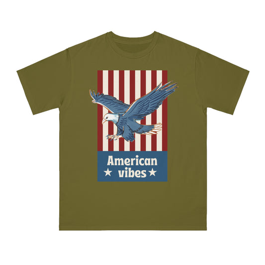 Organic Men's T-Shirt | American Vibes - The Peony Haus