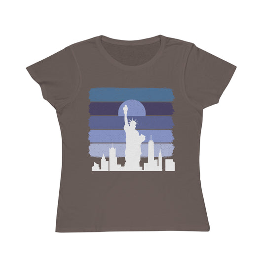 Liberty Skyline T-Shirt - Eco-Friendly Women's Tee - The Peony Haus