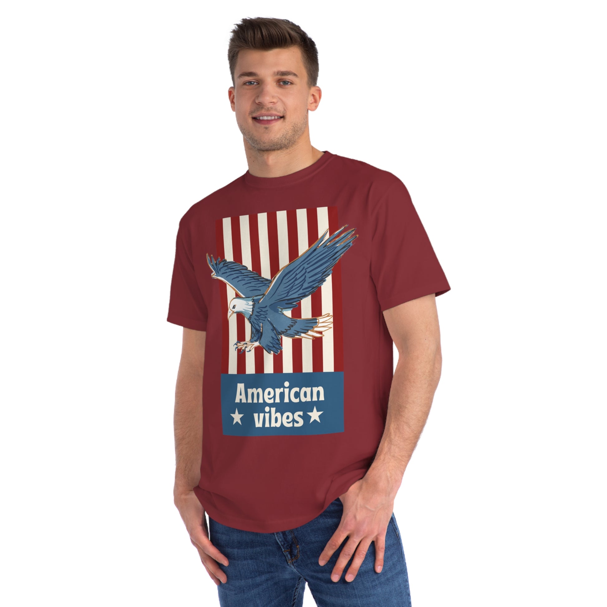 Organic Men's T-Shirt | American Vibes