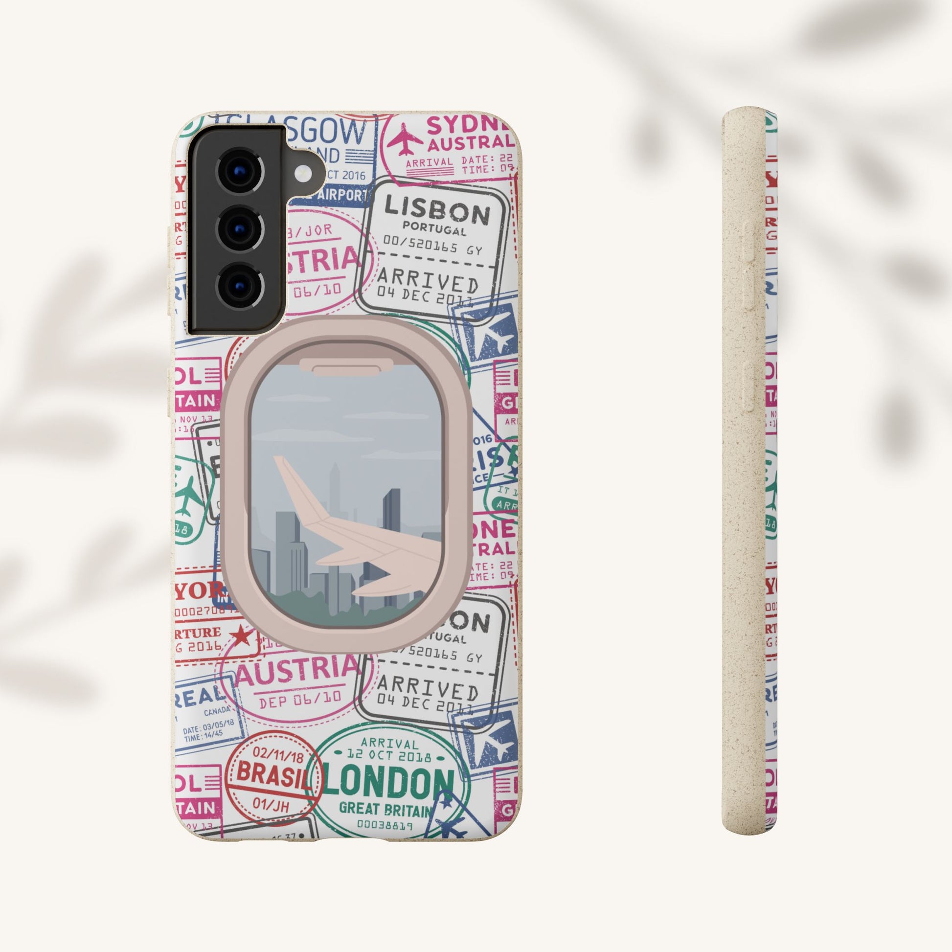 Plant-based, biodegradable phone case - Jet Setter - The Peony Haus