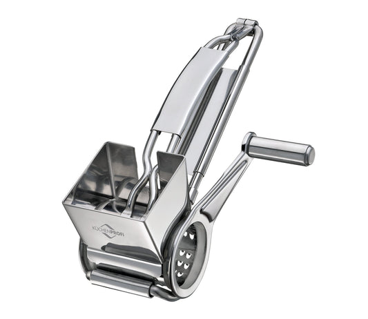 Stainless Steel Single Drum Rotary Cheese, Chocolate, and Nuts Grater