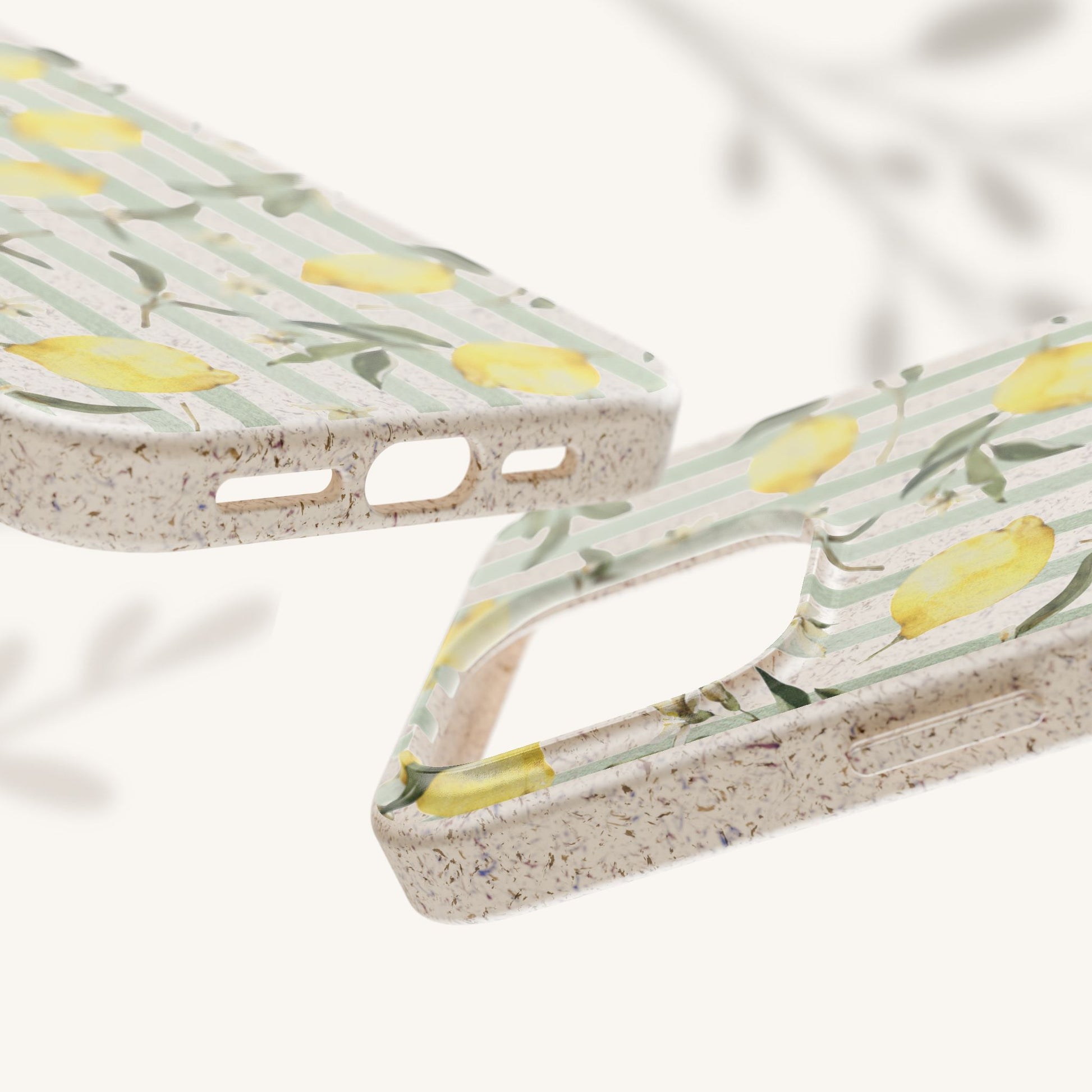 Plant based, biodegradable phone case - When life gives you lemons - The Peony Haus