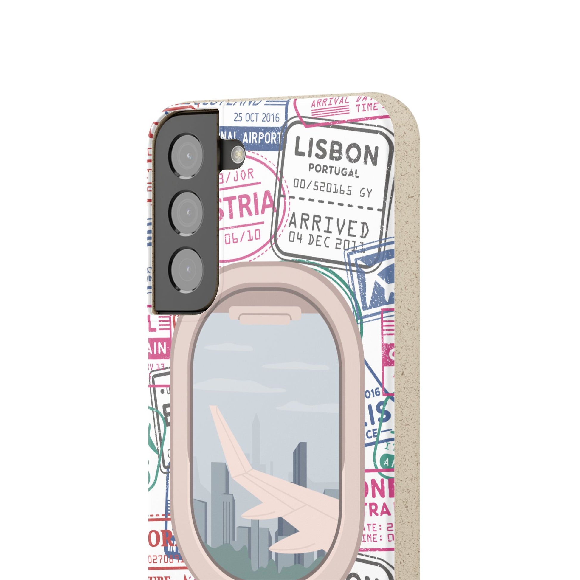 Plant-based, biodegradable phone case - Jet Setter - The Peony Haus