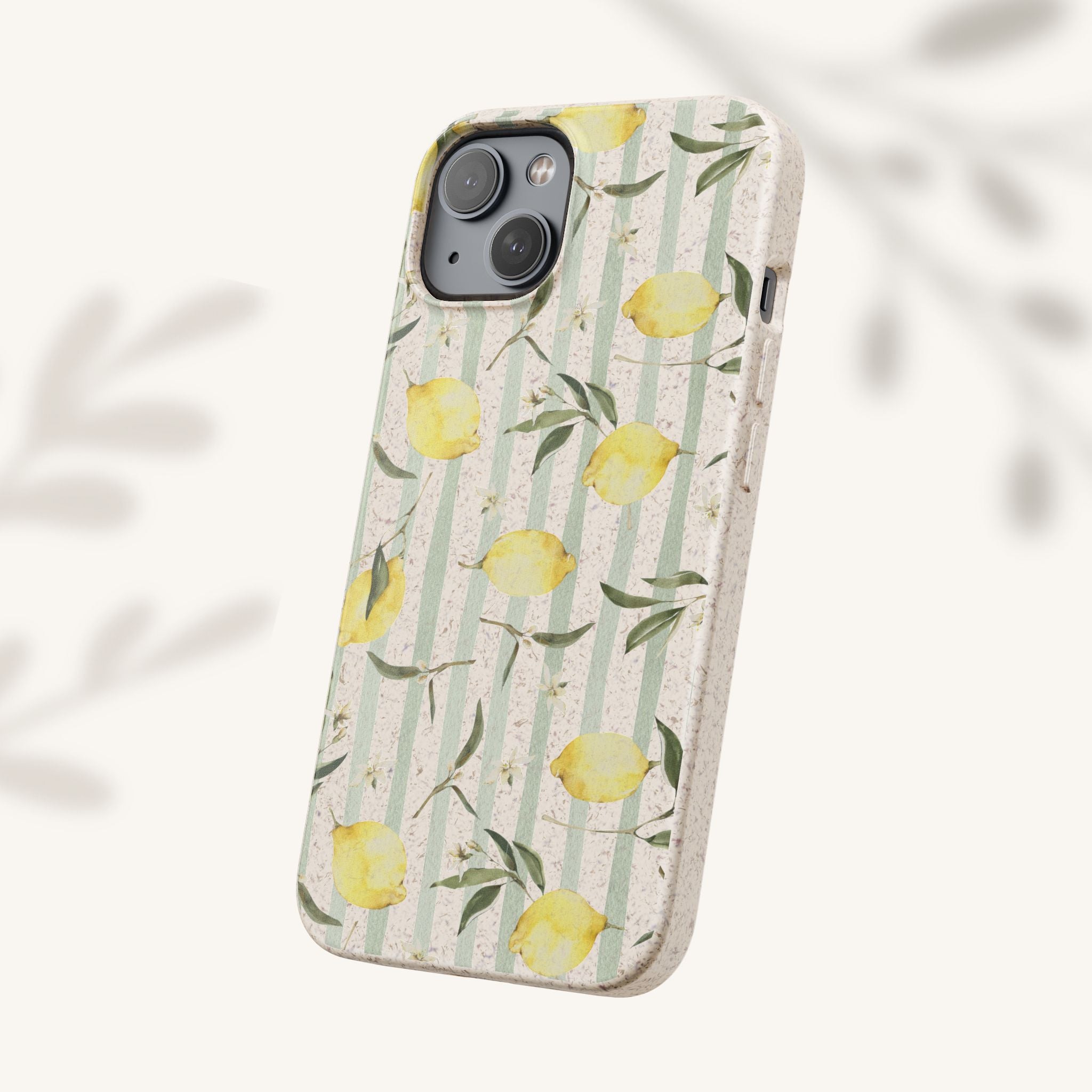 Plant based, biodegradable phone case - When life gives you lemons
