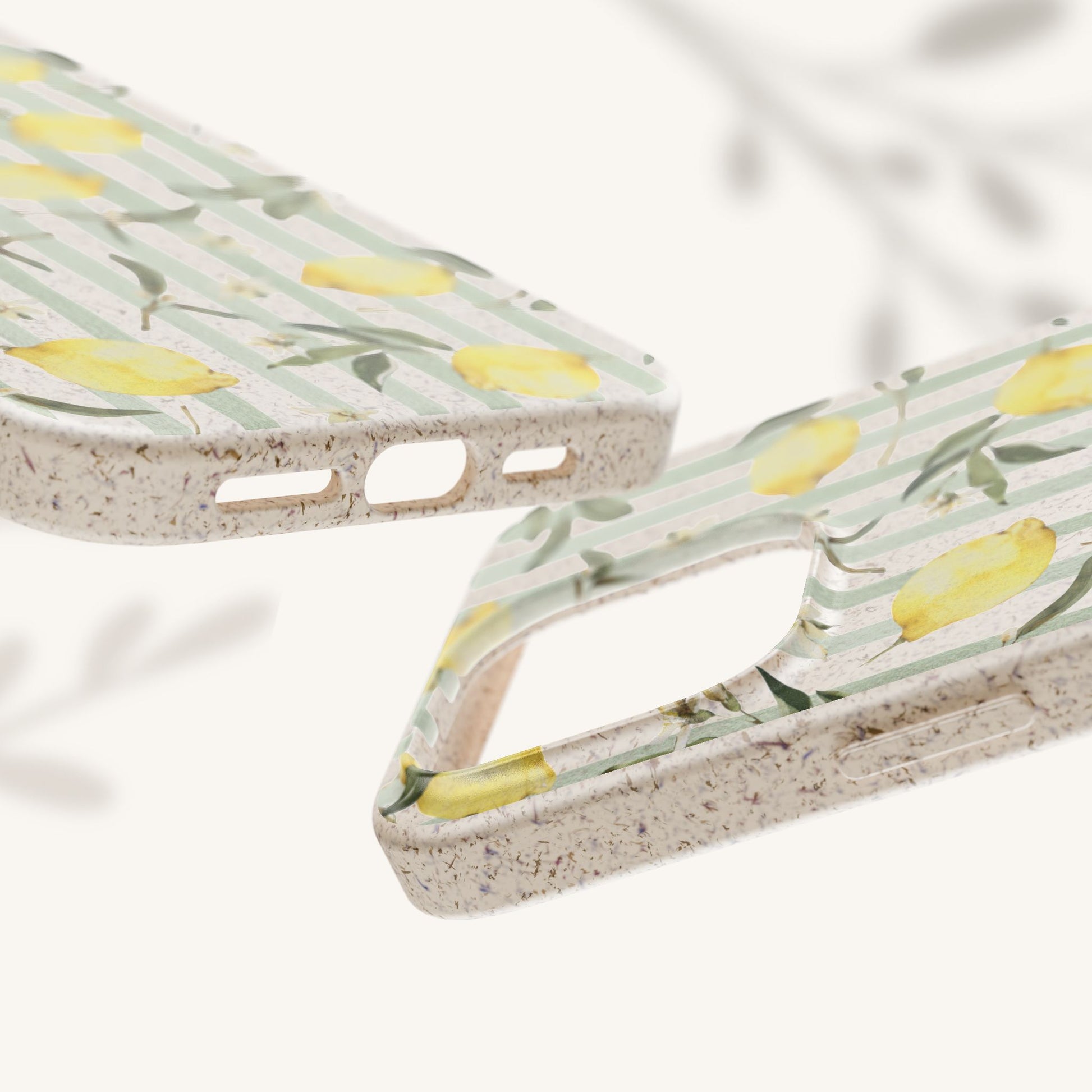 Plant based, biodegradable phone case - When life gives you lemons - The Peony Haus