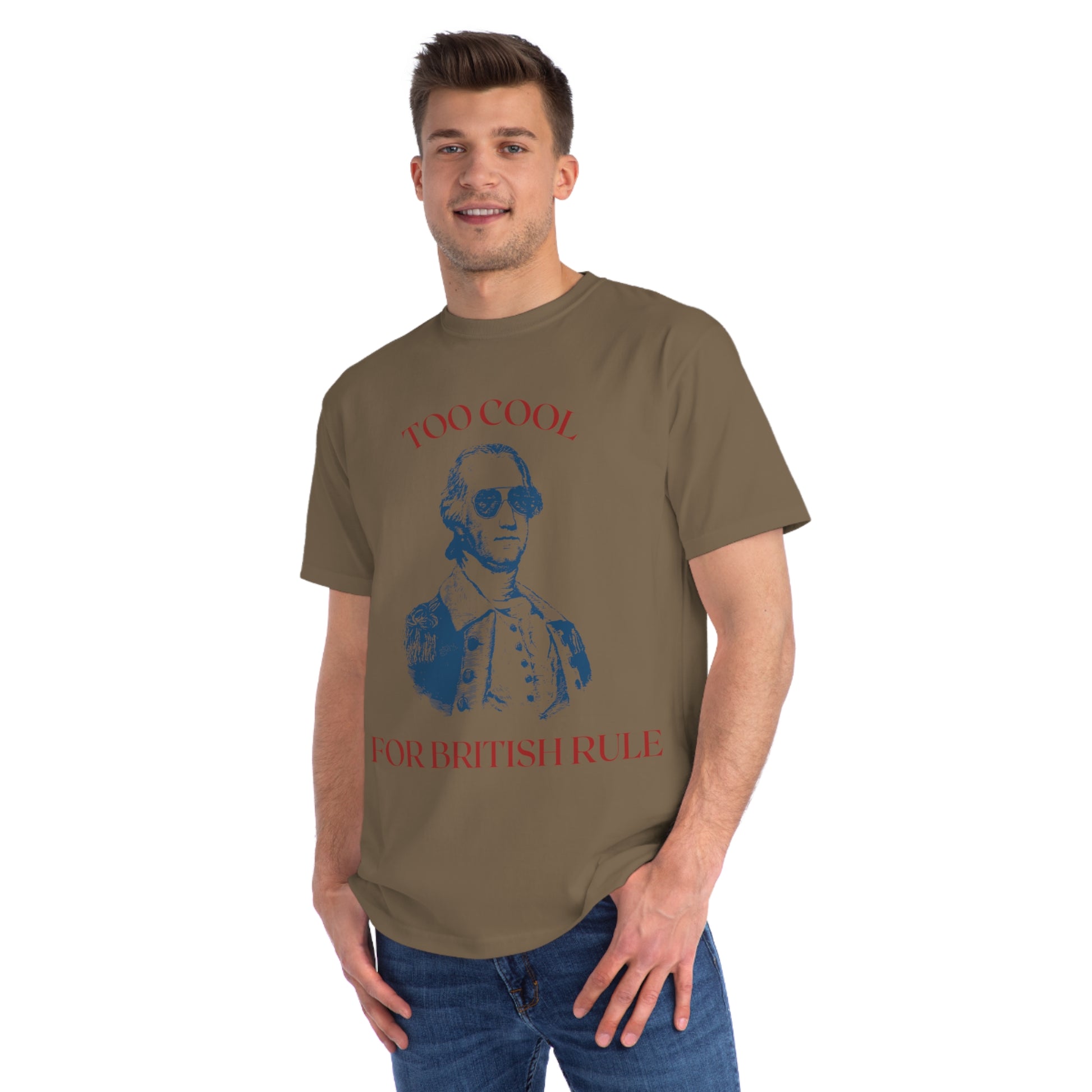 Organic Cotton Men's T-shirt - Too Cool for British Rule