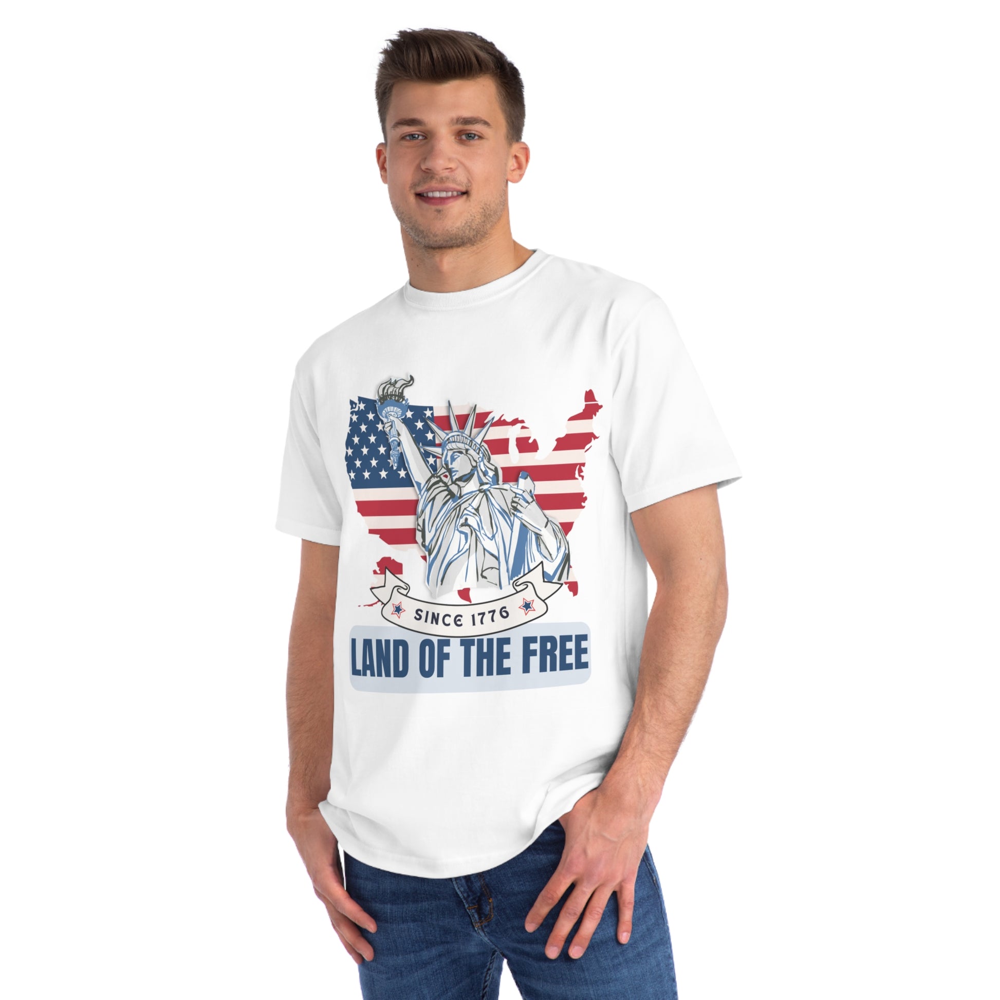 Organic Men's T-shirt - Land of The Free