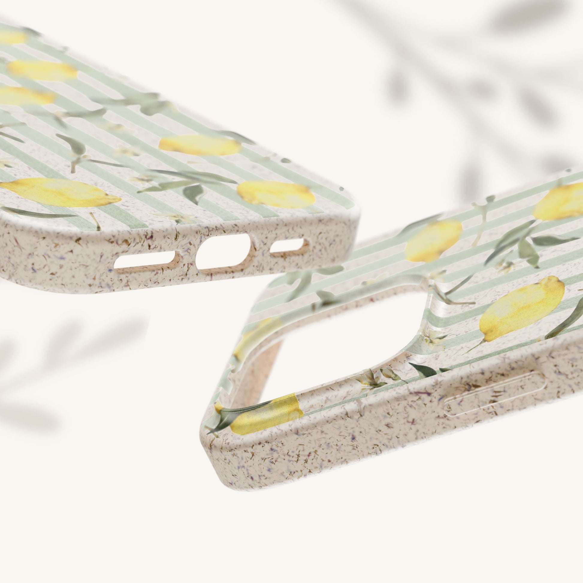 Plant based, biodegradable phone case - When life gives you lemons - The Peony Haus