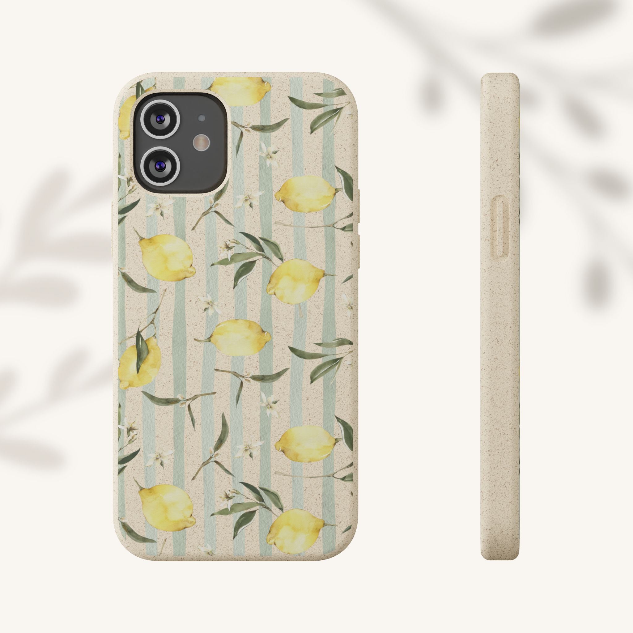 Plant based, biodegradable phone case - When life gives you lemons