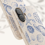 Eco-Friendly Phone Case, Plant based, Biodegradable Case, Shell Design for beach lovers