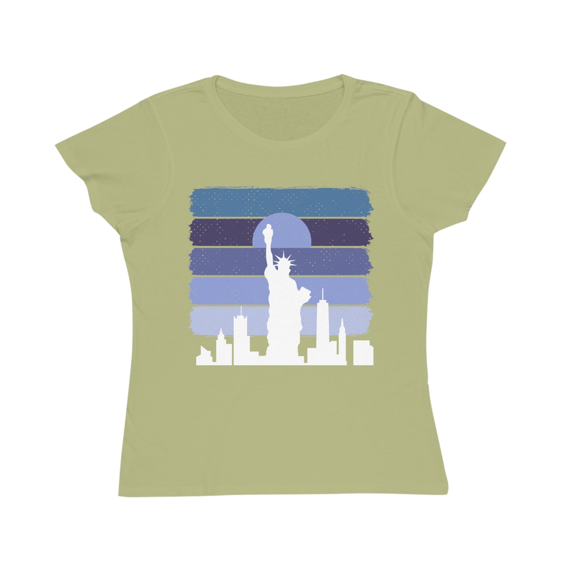 Liberty Skyline T-Shirt - Eco-Friendly Women's Tee - The Peony Haus