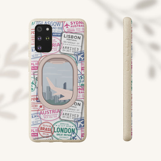 Plant-based, biodegradable phone case - Jet Setter - The Peony Haus