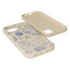 Eco-Friendly Phone Case, Plant based, Biodegradable Case, Shell Design for beach lovers