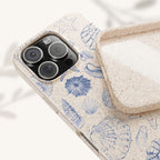 Eco-Friendly Phone Case, Plant based, Biodegradable Case, Shell Design for beach lovers