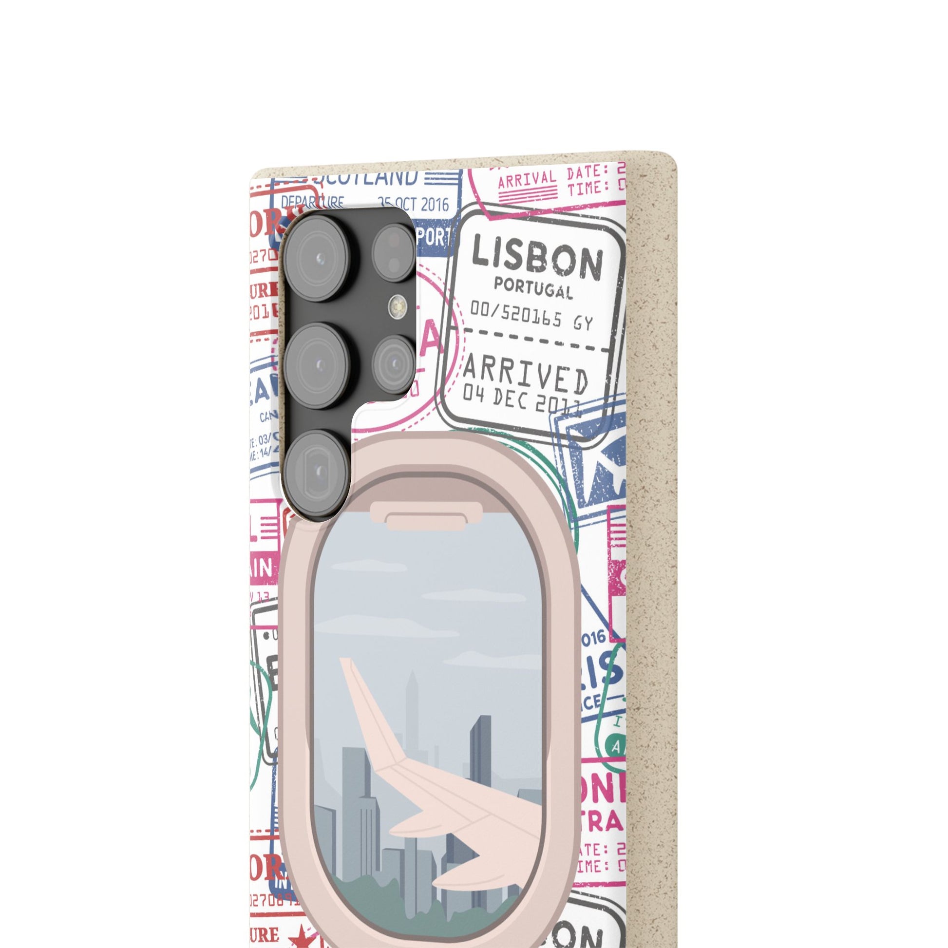 Plant-based, biodegradable phone case - Jet Setter - The Peony Haus