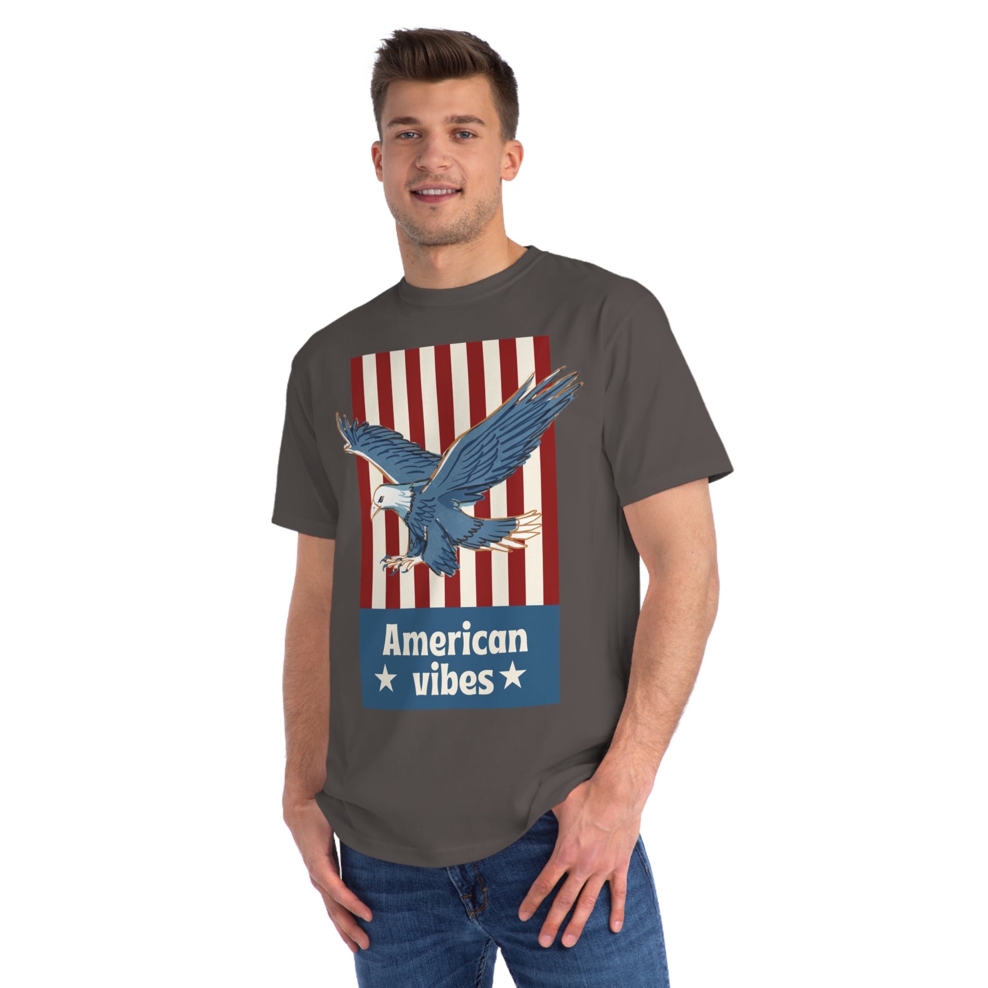 Organic Men's T-Shirt | American Vibes