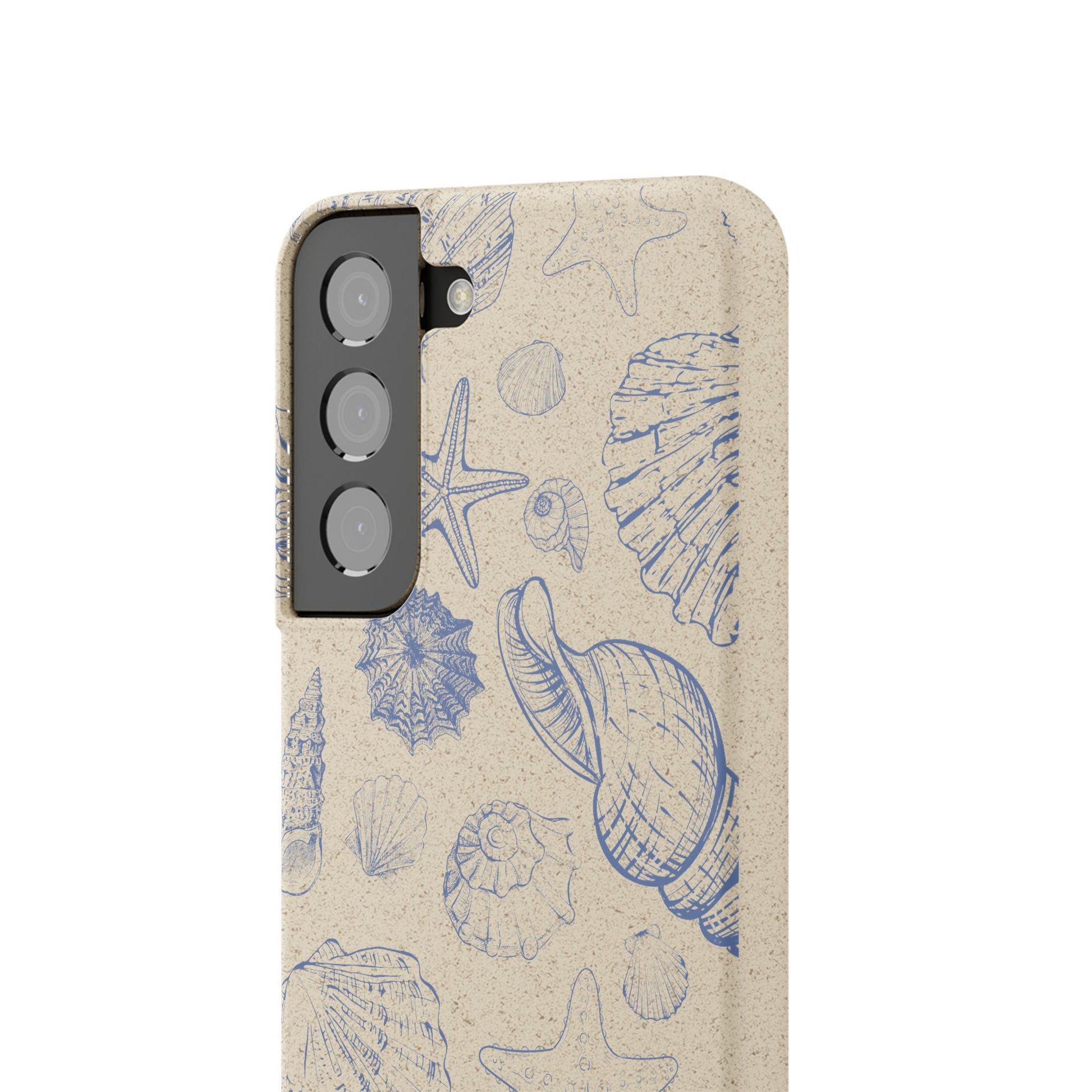 Eco-Friendly Phone Case, Plant based, Biodegradable Case, Shell Design for beach lovers - The Peony Haus