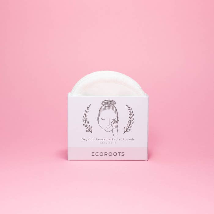 Organic Makeup Remover + Organic Cotton Reusable Makeup Removing Pads