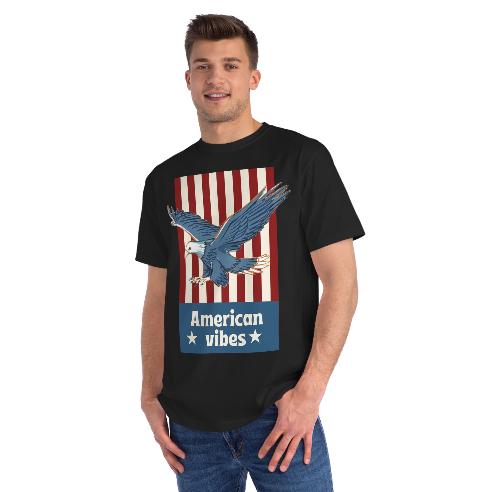 Organic Men's T-Shirt | American Vibes