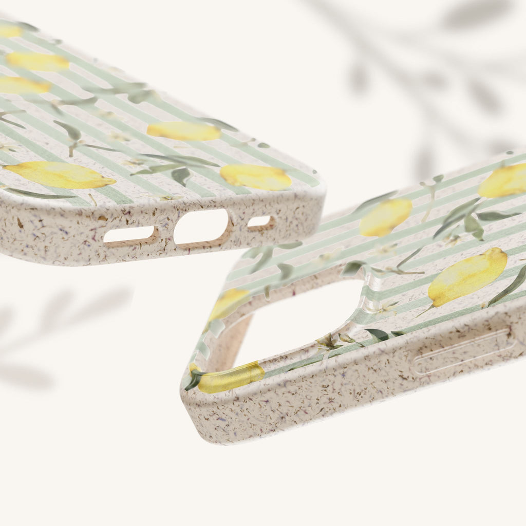 Plant based, biodegradable phone case - When life gives you lemons