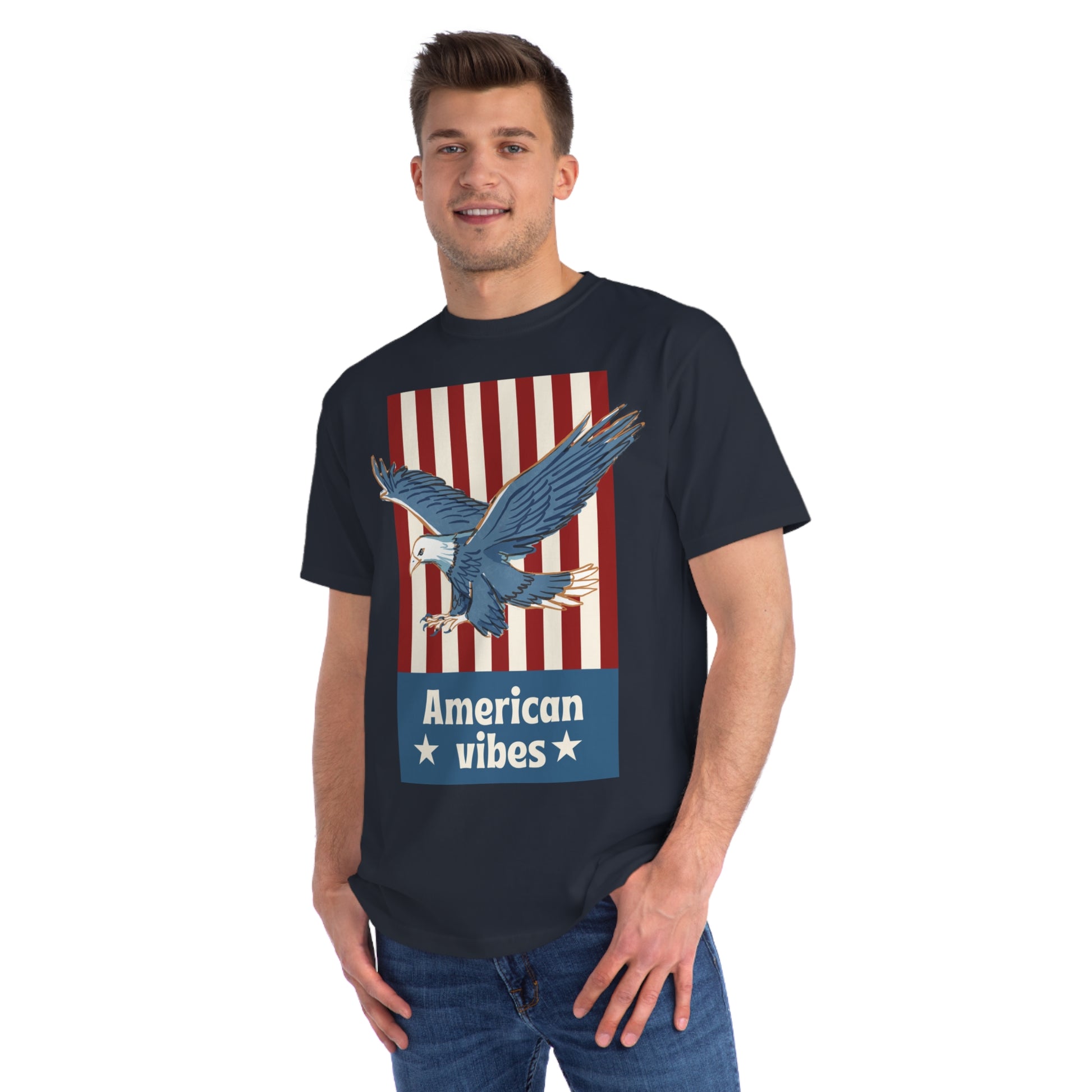 Organic Men's T-Shirt | American Vibes