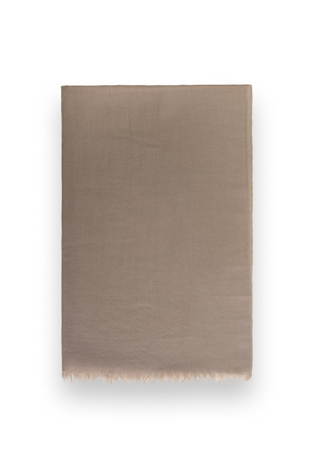 Beige Classic Lightweight Woven Cashmere Scarf
